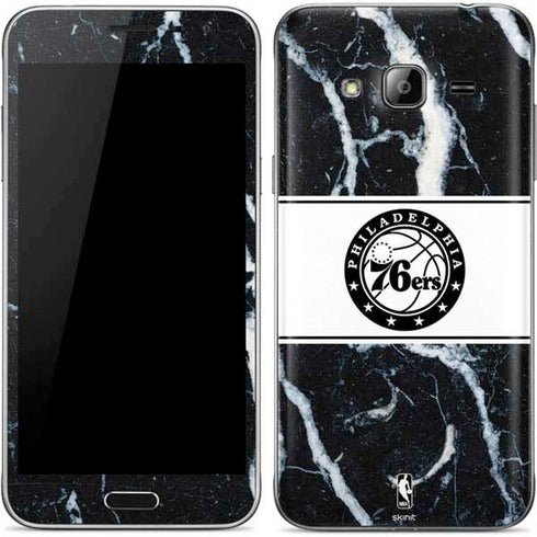 NBA Philadelphia 76ers Marble Galaxy J3 Skin
