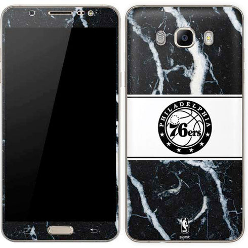 NBA Philadelphia 76ers Marble Galaxy J7 Skin