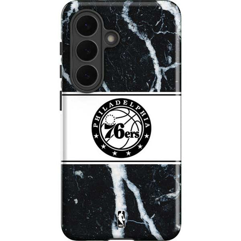 NBA Philadelphia 76ers Marble Galaxy S26 Impact Case