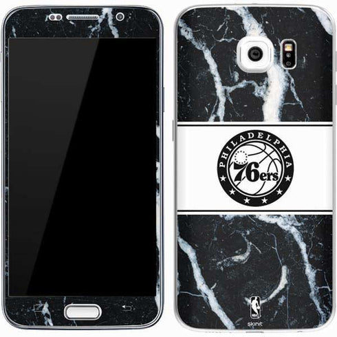 NBA Philadelphia 76ers Marble Galaxy S7 Skin