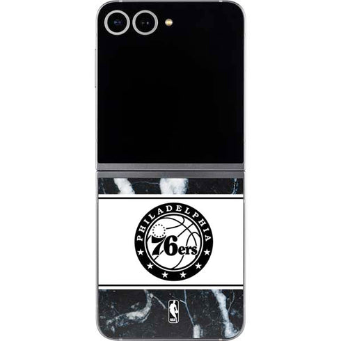 NBA Philadelphia 76ers Marble Galaxy Z Flip6 Skin