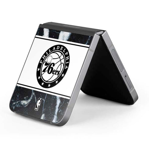 NBA Philadelphia 76ers Marble Galaxy Z Flip6 Skin