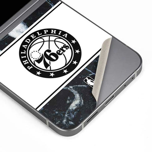 NBA Philadelphia 76ers Marble Galaxy Z Flip6 Skin