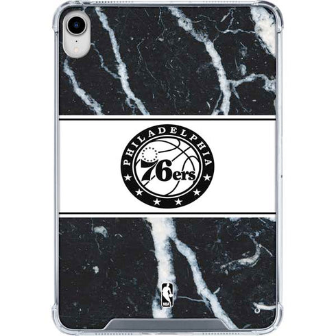 NBA Philadelphia 76ers Marble iPad 11th Gen (2025) Clear Case