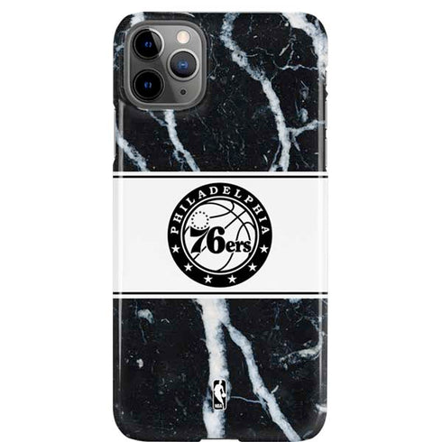 NBA Philadelphia 76ers Marble iPhone Cases