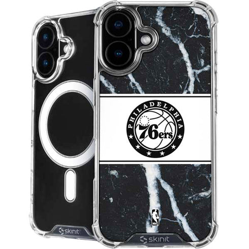 NBA Philadelphia 76ers Marble iPhone 16 Plus MagSafe Case