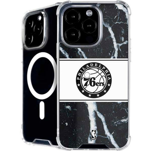 NBA Philadelphia 76ers Marble iPhone 16 Pro Max MagSafe Case