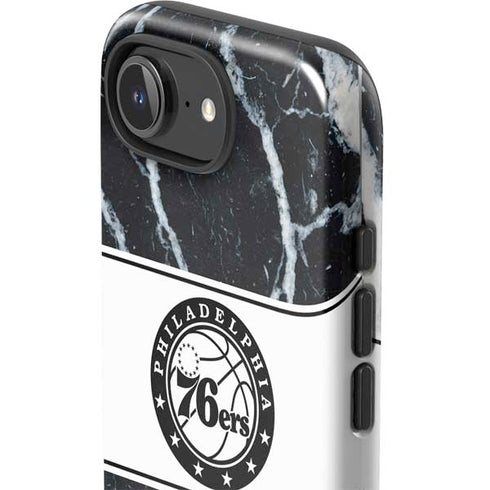 NBA Philadelphia 76ers Marble iPhone 16e Impact Case