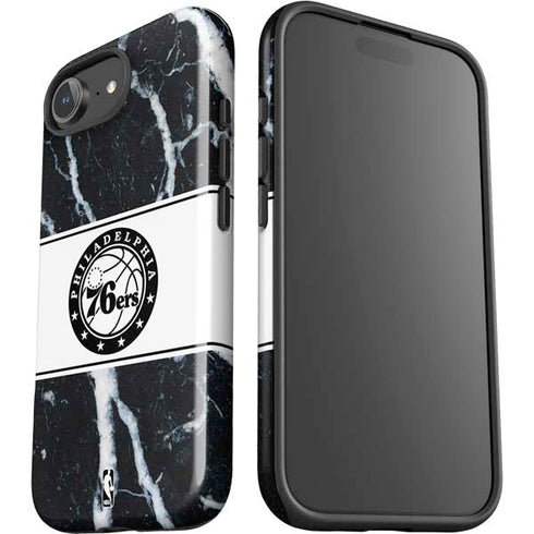 NBA Philadelphia 76ers Marble iPhone 16e Impact Case