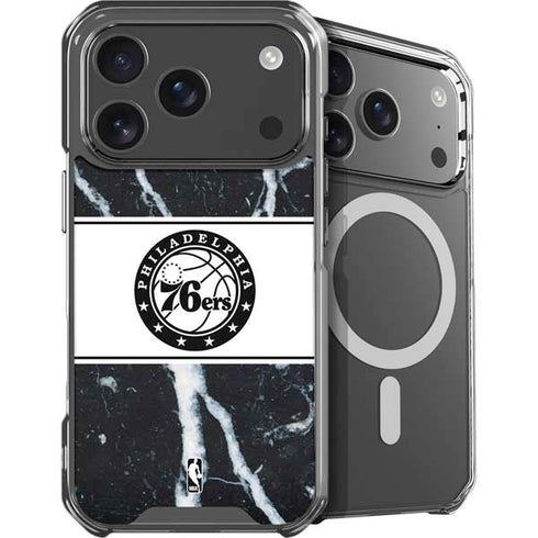 NBA Philadelphia 76ers Marble iPhone 18 Pro MagSafe Case