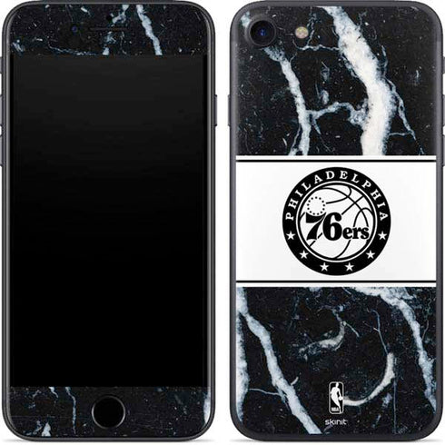 NBA Philadelphia 76ers Marble iPhone 7 Skin