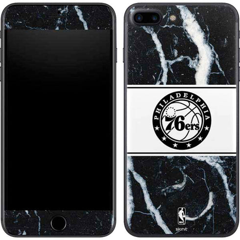 NBA Philadelphia 76ers Marble iPhone 8 Plus Skin