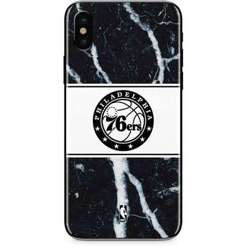 NBA Philadelphia 76ers Marble iPhone XS Max Skin