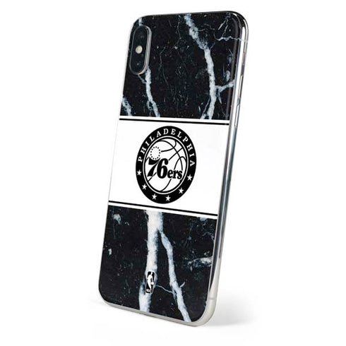 NBA Philadelphia 76ers Marble iPhone XS Max Skin