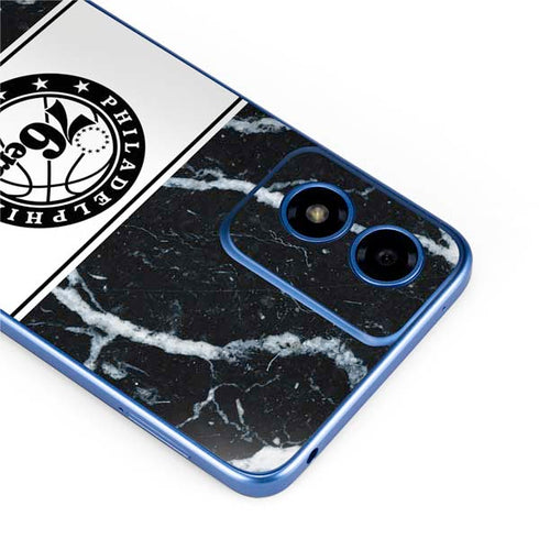 NBA Philadelphia 76ers Marble Moto G Play 4G (2024) Skin