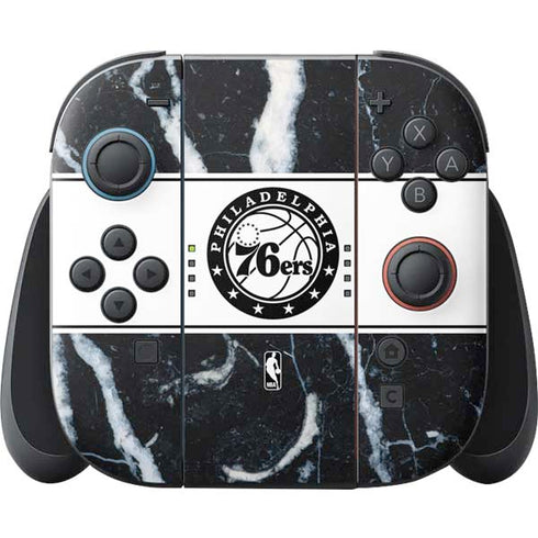 NBA Philadelphia 76ers Marble Nintendo Skins
