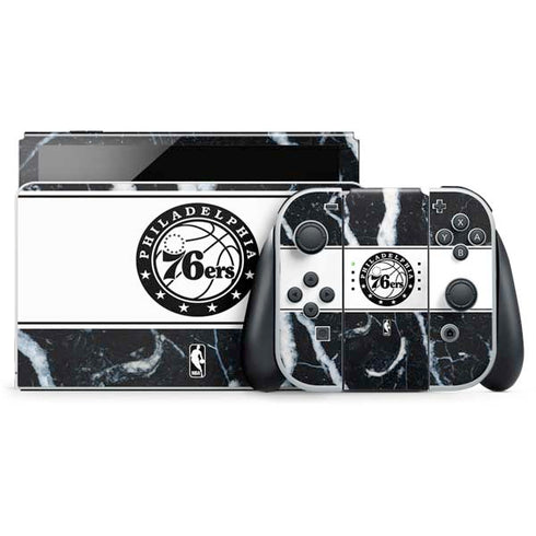 NBA Philadelphia 76ers Marble Nintendo Skins