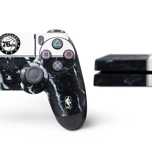 NBA Philadelphia 76ers Marble PS4 Console and Controller Bundle Skin