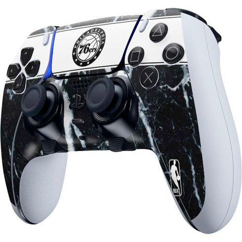 NBA Philadelphia 76ers Marble PS5 DualSense Edge Pro Controller Skin