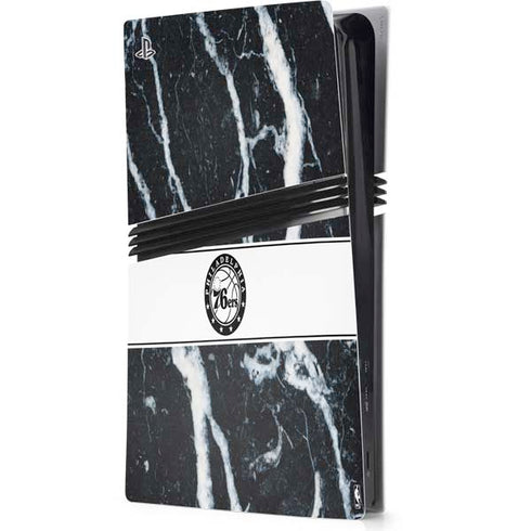NBA Philadelphia 76ers Marble PS5 Pro Console Skin