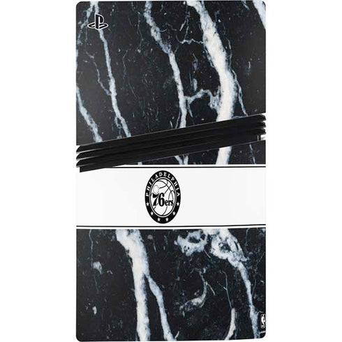 NBA Philadelphia 76ers Marble PS5 Pro Console Skin