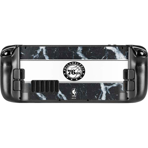 NBA Philadelphia 76ers Marble Steam Deck Handheld Gaming Computer Skin