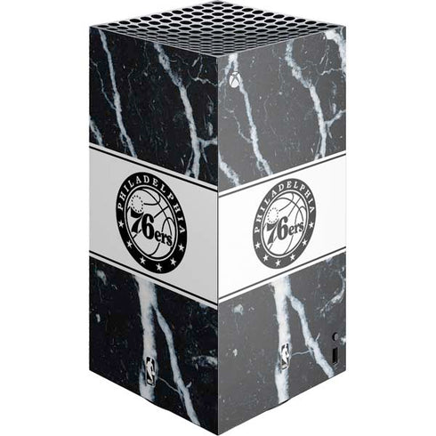 NBA Philadelphia 76ers Marble XBox Series X Digital Edition Console Skin