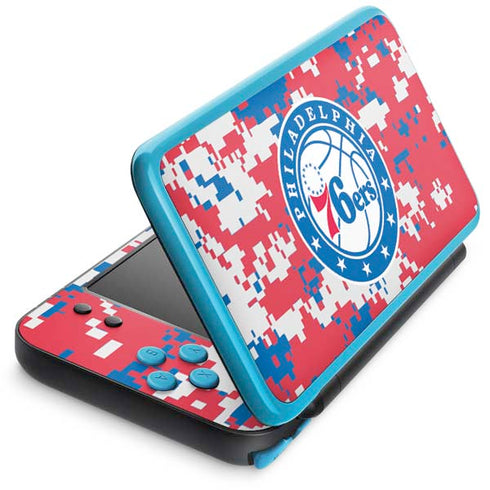 NBA Philadelphia 76ers Red Digi Camo Nintendo Skins