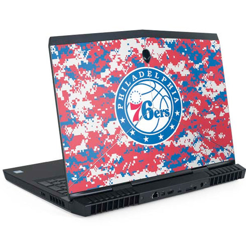 NBA Philadelphia 76ers Red Digi Camo Dell Alienware Skin
