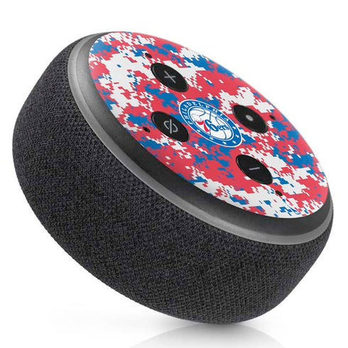 NBA Philadelphia 76ers Red Digi Camo Amazon Echo Dot Skin