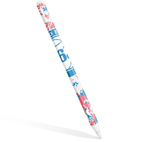NBA Philadelphia 76ers Red Digi Camo Apple Pencil (2nd Gen 2019) Skin