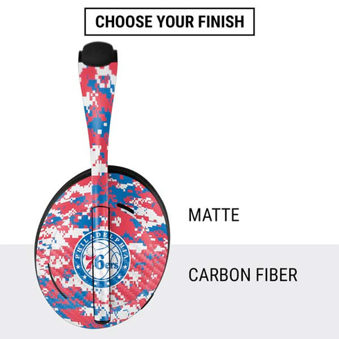 NBA Philadelphia 76ers Red Digi Camo Bose Noise Cancelling Headphones 700 Skin