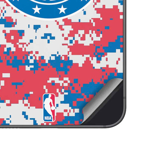 NBA Philadelphia 76ers Red Digi Camo Galaxy A16 5G Skin