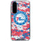 NBA Philadelphia 76ers Red Digi Camo Galaxy A36 5G Clear Case