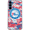 NBA Philadelphia 76ers Red Digi Camo Galaxy A55 5G Clear Case