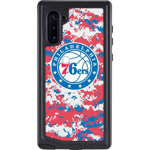 NBA Philadelphia 76ers Red Digi Camo Galaxy Cases