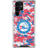 NBA Philadelphia 76ers Red Digi Camo Galaxy S23 Ultra Clear Case