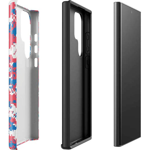 NBA Philadelphia 76ers Red Digi Camo Galaxy S23 Ultra Pro Case