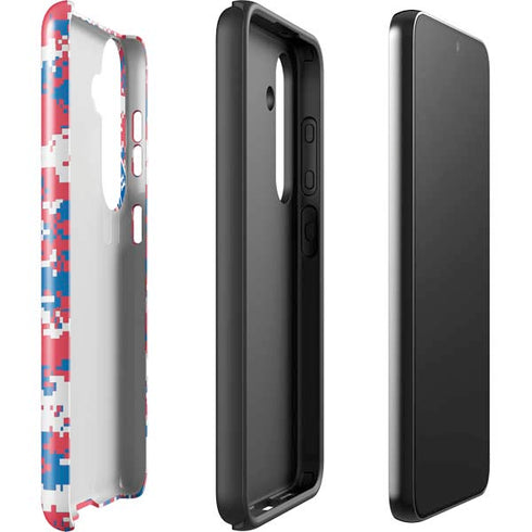 NBA Philadelphia 76ers Red Digi Camo Galaxy S25 Plus Impact Case