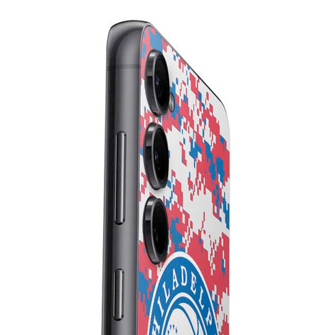 NBA Philadelphia 76ers Red Digi Camo Galaxy S24 Skin