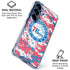 NBA Philadelphia 76ers Red Digi Camo Galaxy S25 FE Clear Case