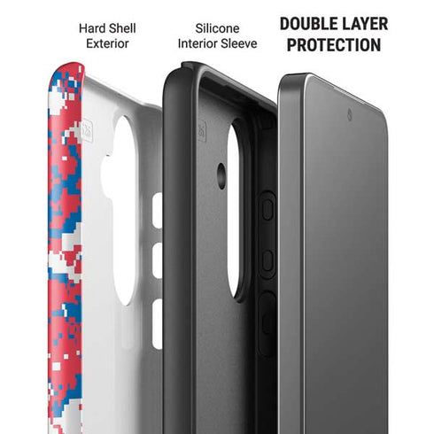 NBA Philadelphia 76ers Red Digi Camo Galaxy S26 Impact Case