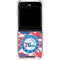 NBA Philadelphia 76ers Red Digi Camo Galaxy Z Flip6 Clear Case