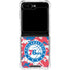 NBA Philadelphia 76ers Red Digi Camo Galaxy Z Flip6 Clear Case