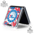 NBA Philadelphia 76ers Red Digi Camo Galaxy Z Flip7 Clear Case