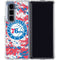 NBA Philadelphia 76ers Red Digi Camo Galaxy Z Fold5 5G Clear Case