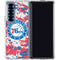 NBA Philadelphia 76ers Red Digi Camo Galaxy Z Fold6 Clear Case