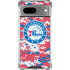 NBA Philadelphia 76ers Red Digi Camo Google Pixel 8a Clear Case