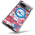 NBA Philadelphia 76ers Red Digi Camo Google Pixel 8a Clear Case