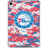 NBA Philadelphia 76ers Red Digi Camo iPad 11th Gen (2025) Clear Case